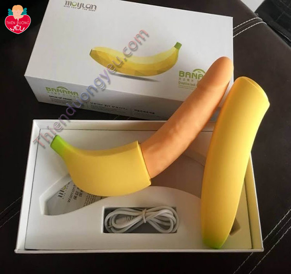   Dương Vật Giả Siêu Rung - Hình Trái Chuối Ngụy Trang Banana